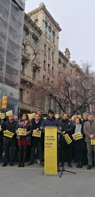 L´esport reclama l´1% dels pressupostos de la Generalitat